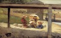 in Charge von Baby Realismus Maler Winslow Homer